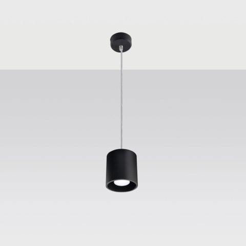 Sollux Lighting Lampa wisząca ORBIS 1 czarny