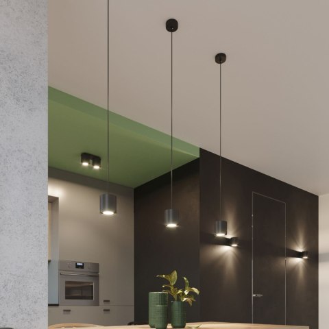 Sollux Lighting Lampa wisząca ORBIS 1 czarny
