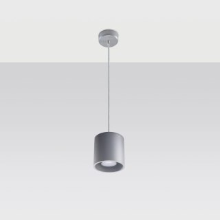 Sollux Lighting Lampa wisząca ORBIS 1 szary