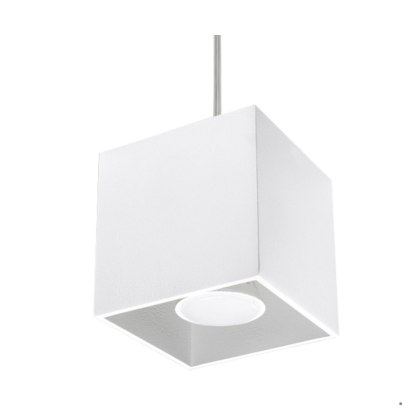 Sollux Lighting Lampa wisząca QUAD 1 biały