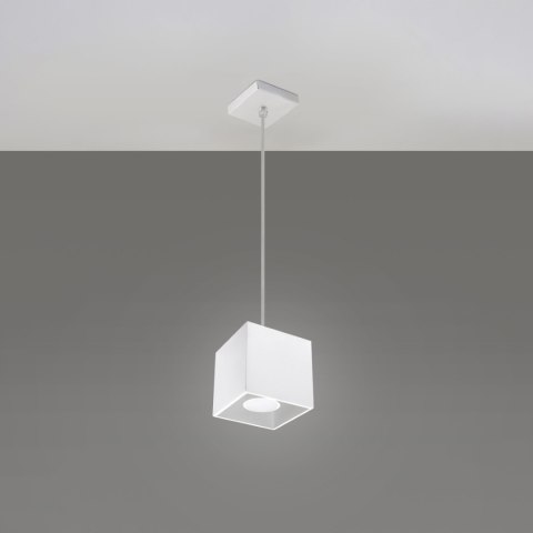 Sollux Lighting Lampa wisząca QUAD 1 biały