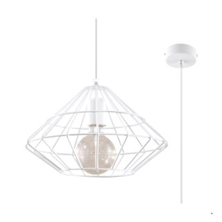 Sollux Lighting Lampa wisząca UMBERTO biała