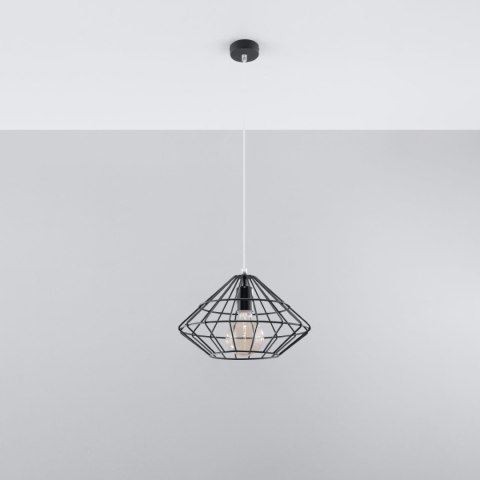 Sollux Lighting Lampa wisząca UMBERTO czarna