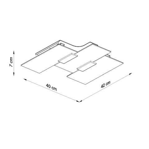 Sollux Lighting Plafon FABIANO
