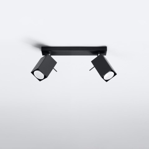 Sollux Lighting Plafon MERIDA 2 czarny