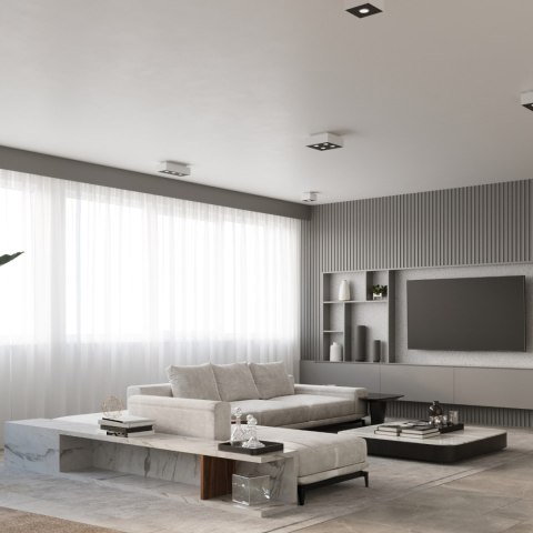 Sollux Lighting Plafon MONO 1 biały