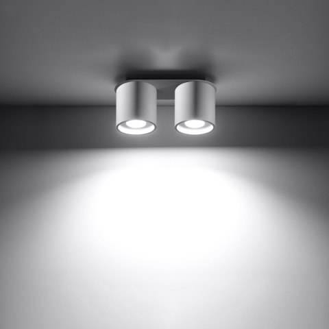 Sollux Lighting Plafon ORBIS 2 biały