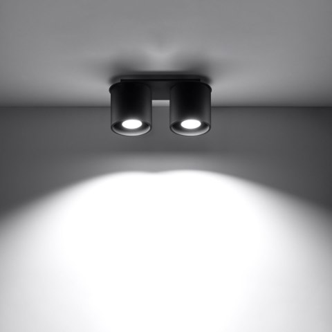 Sollux Lighting Plafon ORBIS 2 czarny