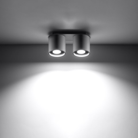 Sollux Lighting Plafon ORBIS 2 szary