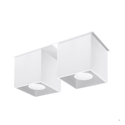 Sollux Lighting Plafon QUAD 2 biały