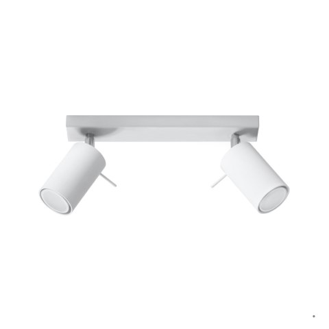 Sollux Lighting Plafon RING 2 biały