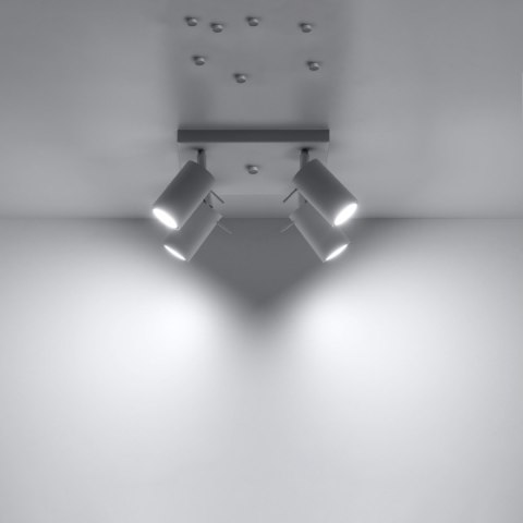 Sollux Lighting Plafon RING 4 biały