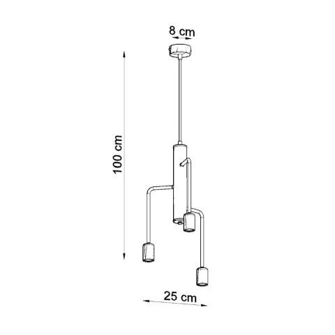 Sollux Lighting Żyrandol DUOMO 3M