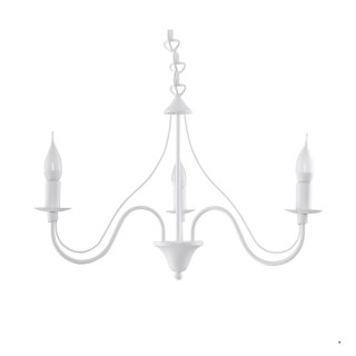 Sollux Lighting Żyrandol MINERWA 3 biały