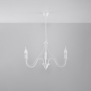Sollux Lighting Żyrandol MINERWA 3 biały