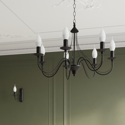 Sollux Lighting Żyrandol MINERWA 3 czarny