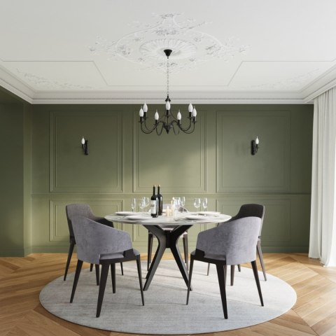 Sollux Lighting Żyrandol MINERWA 5 czarny