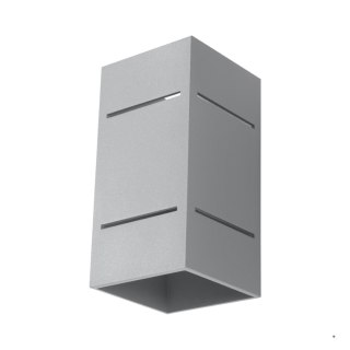 Sollux Lighting Kinkiet BLOCCO szary