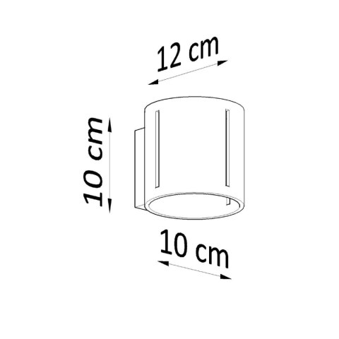 Sollux Lighting Kinkiet INEZ czarny