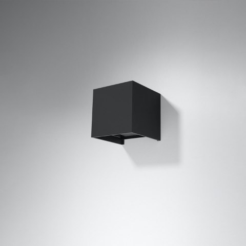 Sollux Lighting Kinkiet LUCA czarny LED IP54