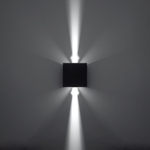 Sollux Lighting Kinkiet LUCA czarny LED IP54