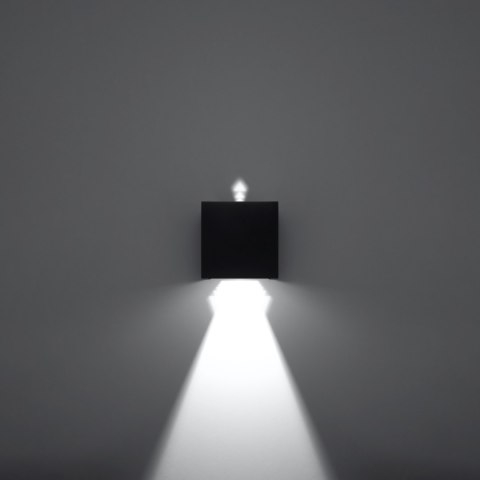 Sollux Lighting Kinkiet LUCA czarny LED IP54