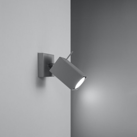 Sollux Lighting Kinkiet MERIDA 1 szary