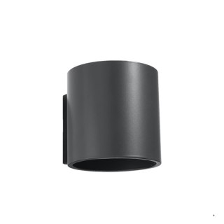 Sollux Lighting Kinkiet ORBIS 1 antracyt
