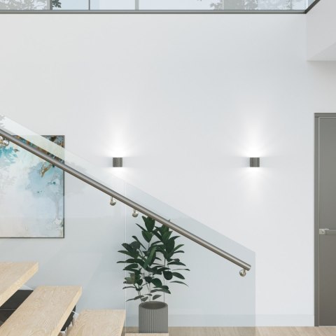 Sollux Lighting Kinkiet ORBIS 1 antracyt