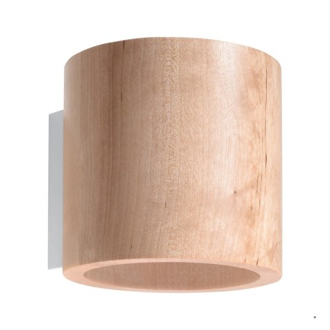 Sollux Lighting Kinkiet ORBIS naturalne drewno
