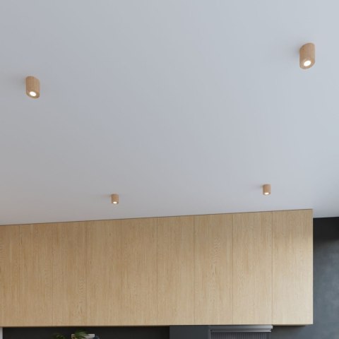 Sollux Lighting Kinkiet ORBIS naturalne drewno