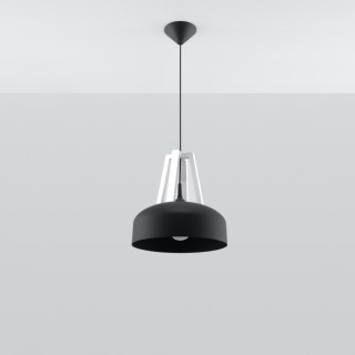 Sollux Lighting Lampa wisząca CASCO czarna/biała
