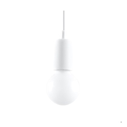 Sollux Lighting Lampa wisząca DIEGO 1 biała