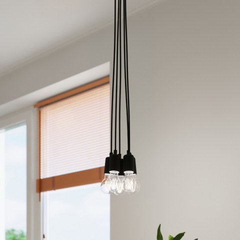 Sollux Lighting Lampa wisząca DIEGO 1 czarna