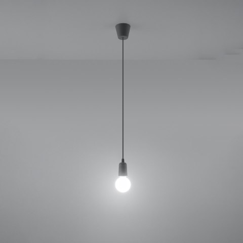 Sollux Lighting Lampa wisząca DIEGO 1 szara