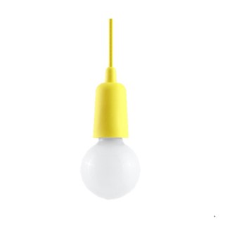 Sollux Lighting Lampa wisząca DIEGO 1 żółta