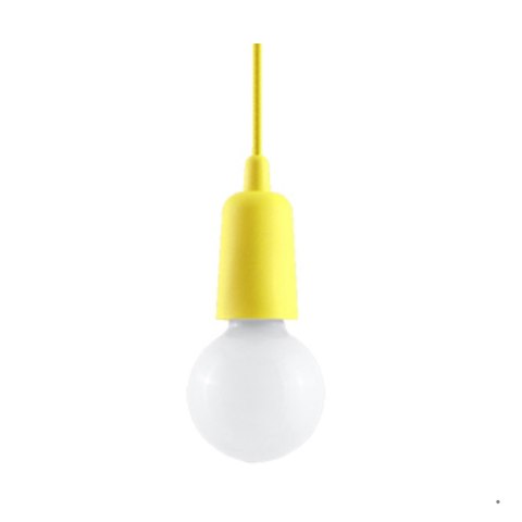 Sollux Lighting Lampa wisząca DIEGO 1 żółta
