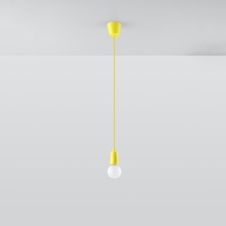 Sollux Lighting Lampa wisząca DIEGO 1 żółta
