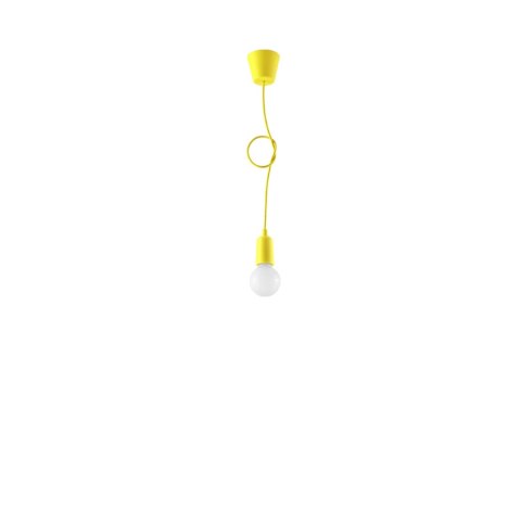 Sollux Lighting Lampa wisząca DIEGO 1 żółta