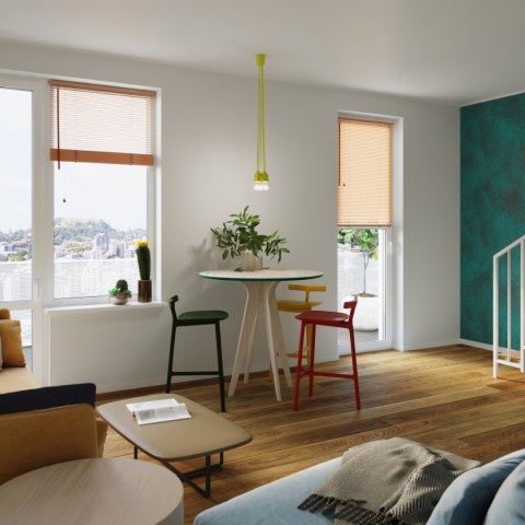 Sollux Lighting Lampa wisząca DIEGO 1 żółta