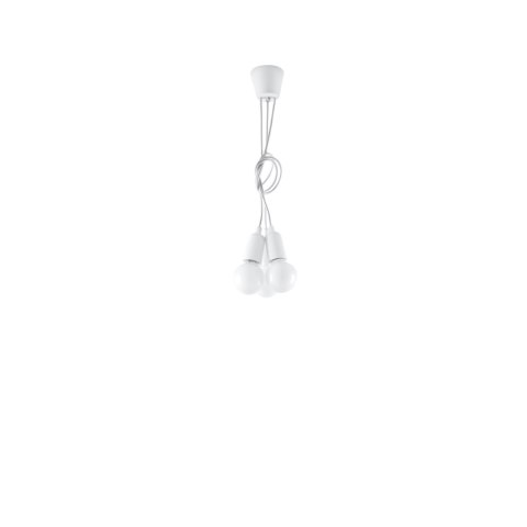 Sollux Lighting Lampa wisząca DIEGO 3 biała
