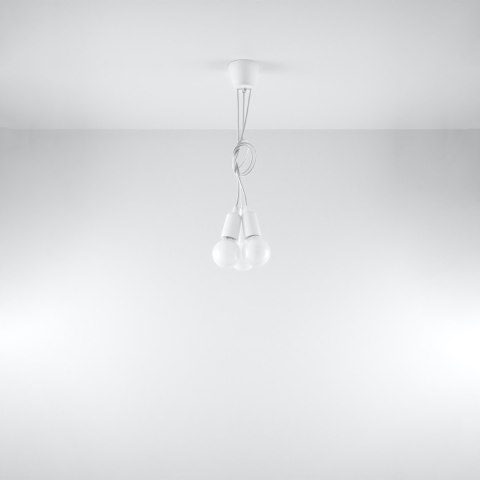 Sollux Lighting Lampa wisząca DIEGO 3 biała