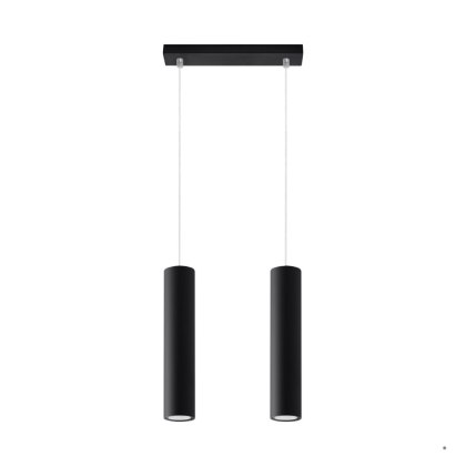 Sollux Lighting Lampa wisząca LAGOS 2 czarny