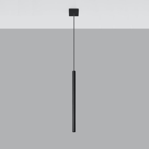 Sollux Lighting Lampa wisząca PASTELO 1 czarna