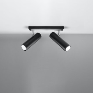 Sollux Lighting Plafon DIREZIONE 2 czarny