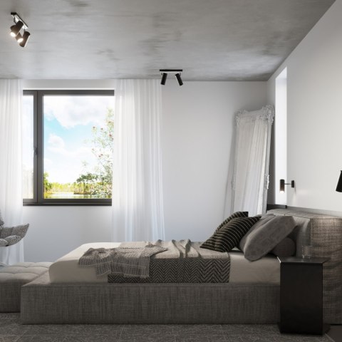 Sollux Lighting Plafon DIREZIONE 2 czarny