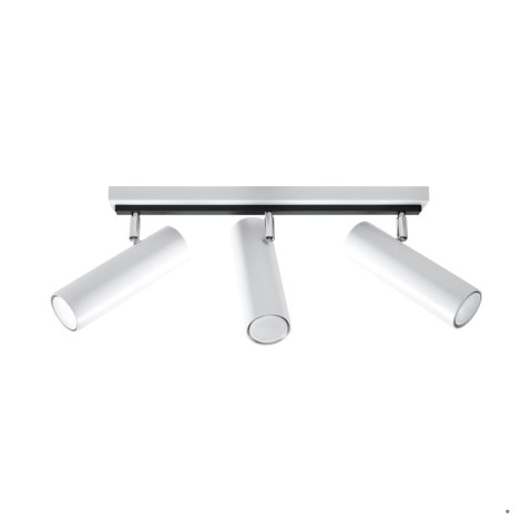 Sollux Lighting Plafon DIREZIONE 3 biały