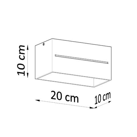 Sollux Lighting Plafon LOBO MAXI biały