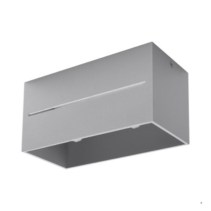 Sollux Lighting Plafon LOBO MAXI szary