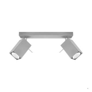 Sollux Lighting Plafon MERIDA 2 szary
